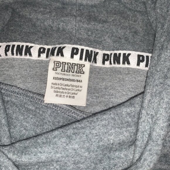 Victoria's Secret PINK Funnel Neck Pullover Hoodie Size XS - Picture 5 of 9